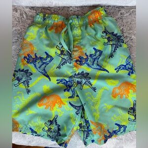 Dinosaur Swim Trunks- Size 7